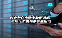 内存条在电脑上能用吗吗 电脑什么内存条都能用吗