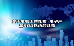 关于电脑上的礼物 电子产品500以内的礼物