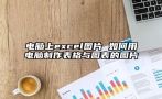 电脑上excel图片 如何用电脑制作表格与图表的图片