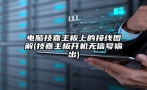 电脑技嘉主板上的接线图解(技嘉主板开机无信号输出)