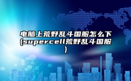 电脑上荒野乱斗国服怎么下(supercell荒野乱斗国服)