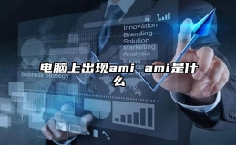 电脑上出现ami ami是什么