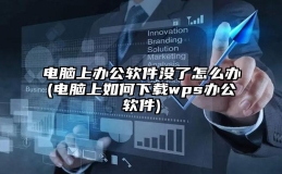 电脑上办公软件没了怎么办(电脑上如何下载wps办公软件)